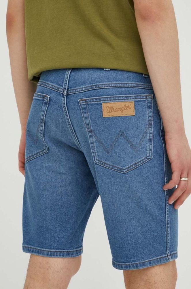 Джинсові шорти Wrangler чоловічі колір блакитний (3259162) фото 3