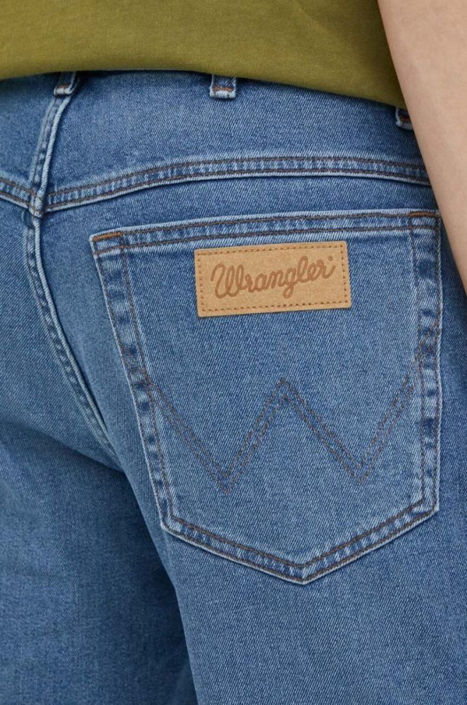 Джинсові шорти Wrangler чоловічі колір блакитний (3259162) фото 5