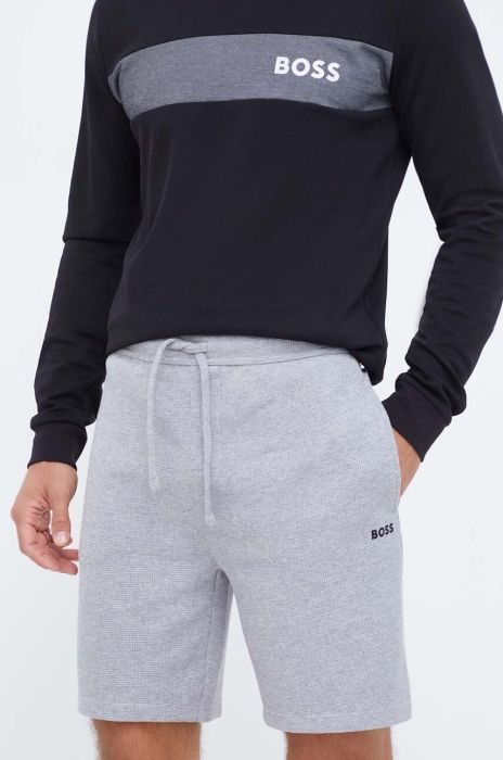 Шорти BOSS чоловічі колір сірий (3480720)