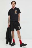 Бавовняні шорти Tommy Jeans колір чорний (3015476)