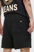 Бавовняні шорти Tommy Jeans колір чорний (3015476)