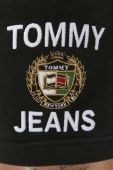 Бавовняні шорти Tommy Jeans колір чорний (3015476)