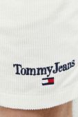 Вельветові шорти Tommy Jeans колір білий