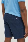 Вельветові шорти Tommy Jeans колір синій