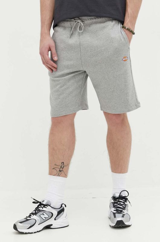 Бавовняні шорти Dickies колір сірий меланж