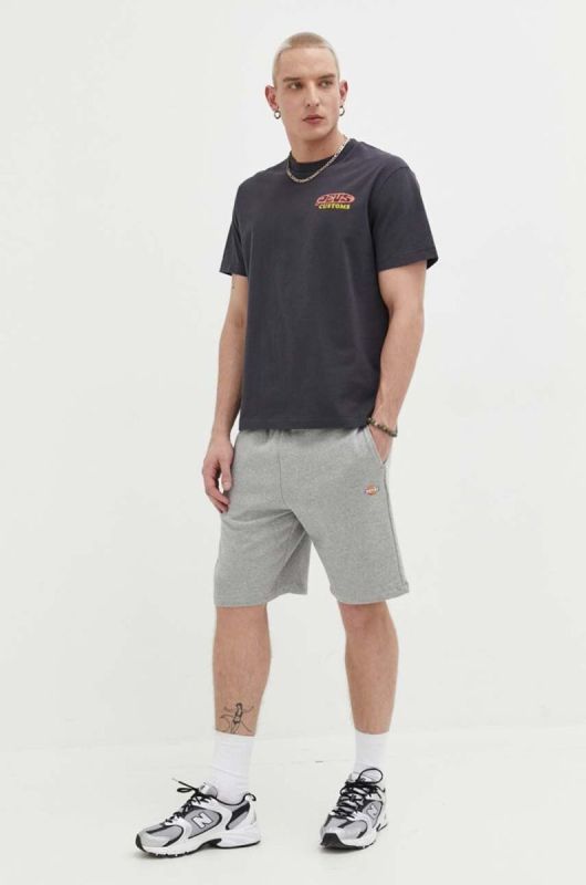 Бавовняні шорти Dickies колір сірий меланж фото 2