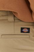 Бавовняні шорти Dickies колір бежевий DK0A4XESKHK1-KHAKI