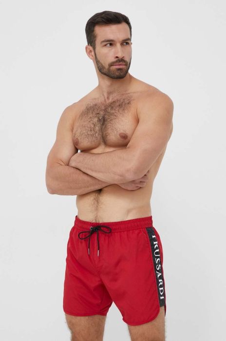 Купальні шорти Trussardi колір бордовий (3285850)