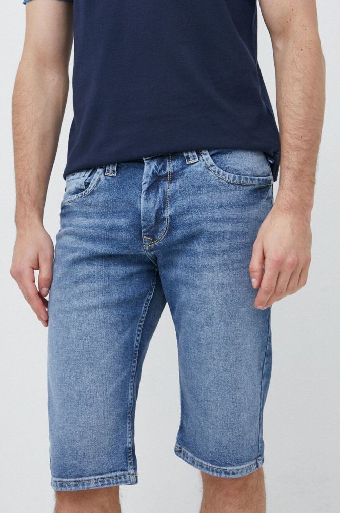 Джинсові шорти Pepe Jeans Cash чоловічі колір блакитний (3087173)