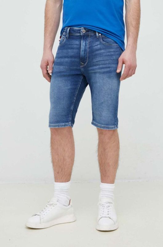 Джинсові шорти Pepe Jeans Jack чоловічі колір блакитний