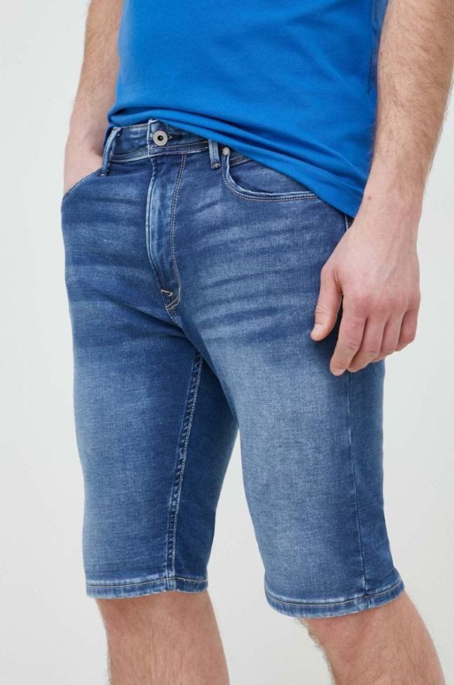 Джинсові шорти Pepe Jeans Jack чоловічі колір блакитний фото 4