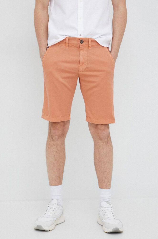 Шорти Pepe Jeans чоловічі колір помаранчевий
