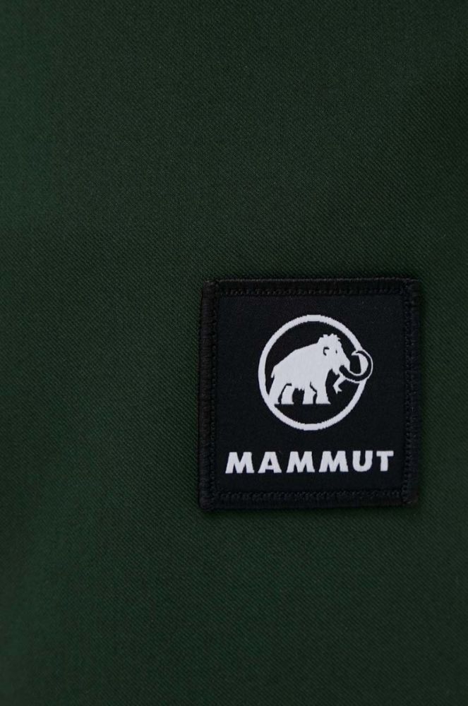 Шорти outdoor Mammut Massone колір зелений фото 6