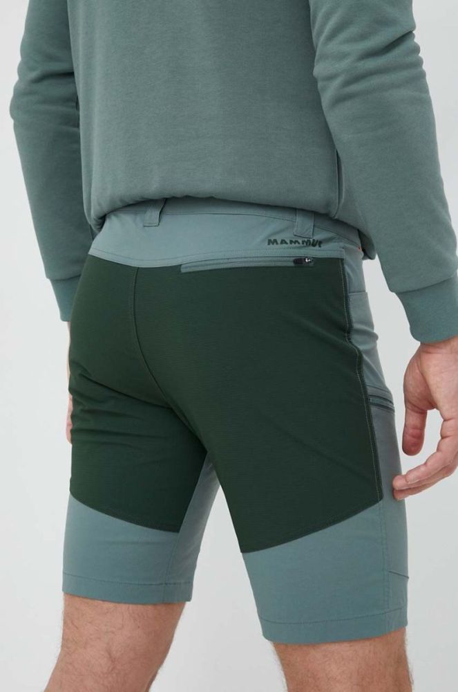 Шорти outdoor Mammut Zinal Hybrid колір зелений фото 3