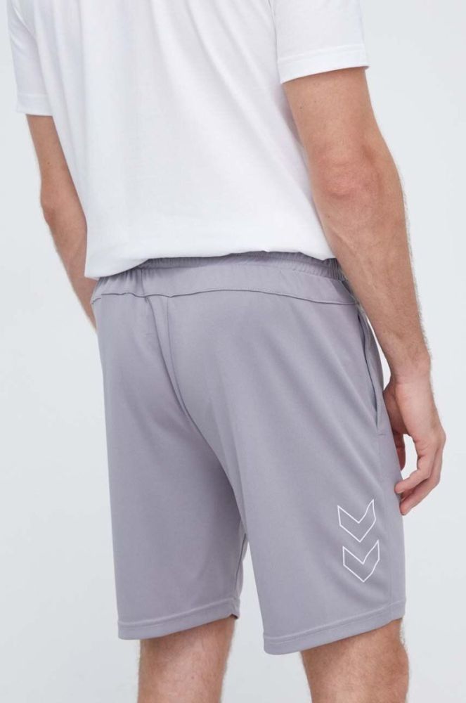 Шорти для тренувань Hummel Flex Mesh колір сірий фото 3