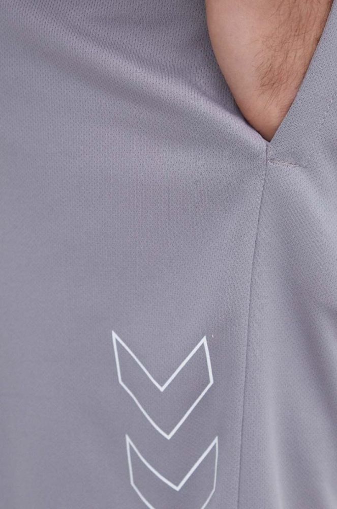 Шорти для тренувань Hummel Flex Mesh колір сірий фото 4