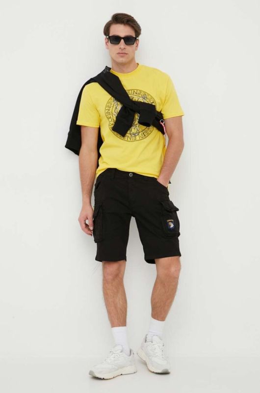 Шорти Alpha Industries чоловічі колір чорний 186209.03-Black фото 2
