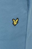 Бавовняні шорти Lyle & Scott колір блакитний