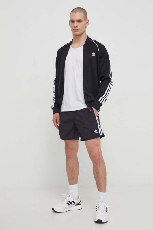 Шорти adidas Originals Adicolor Sprinter чоловічі колір чорний HS2069-black фото 2