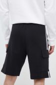 Бавовняні шорти adidas Originals Adicolor Classics 3-Stripes Cargo колір чорний IA6334-BLACK
