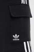 Бавовняні шорти adidas Originals Adicolor Classics 3-Stripes Cargo колір чорний IA6334-BLACK