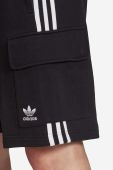 Бавовняні шорти adidas Originals Adicolor Classics 3-Stripes Cargo колір чорний IA6334-BLACK
