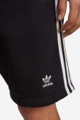 Бавовняні шорти adidas Originals Adicolor Classics 3-Stripes Sweat колір чорний IA6351-black