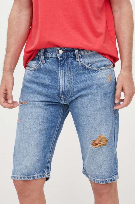 Джинсові шорти Pepe Jeans чоловічі колір блакитний (3272904)
