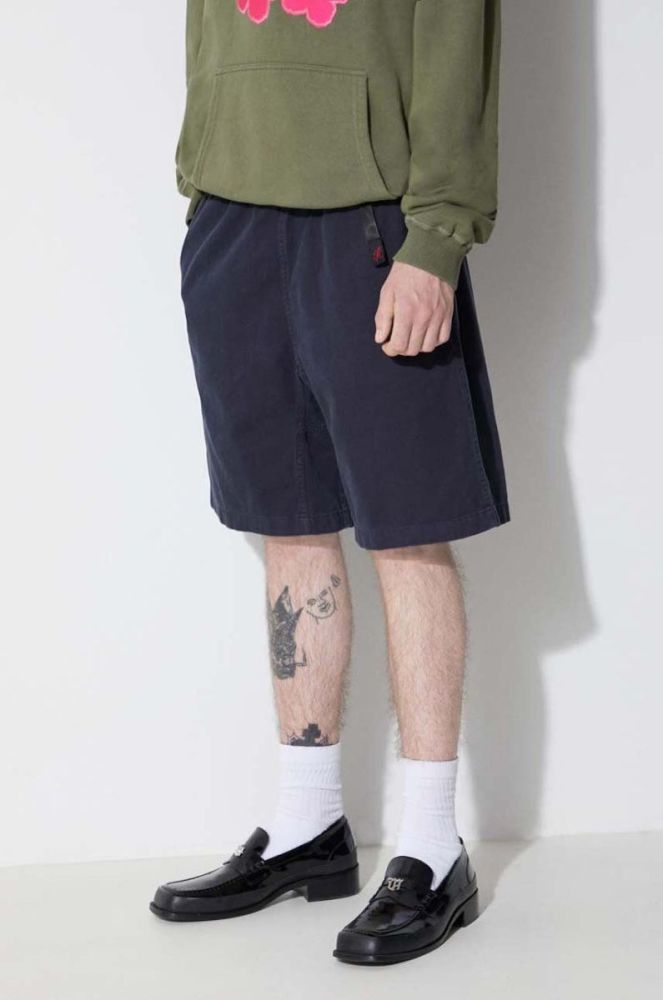 Бавовняні шорти Gramicci Gadget Short колір синій фото 4