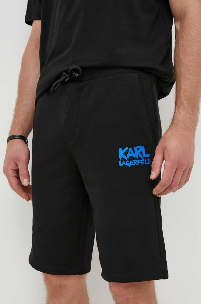Шорти Karl Lagerfeld чоловічі колір чорний (3386656)