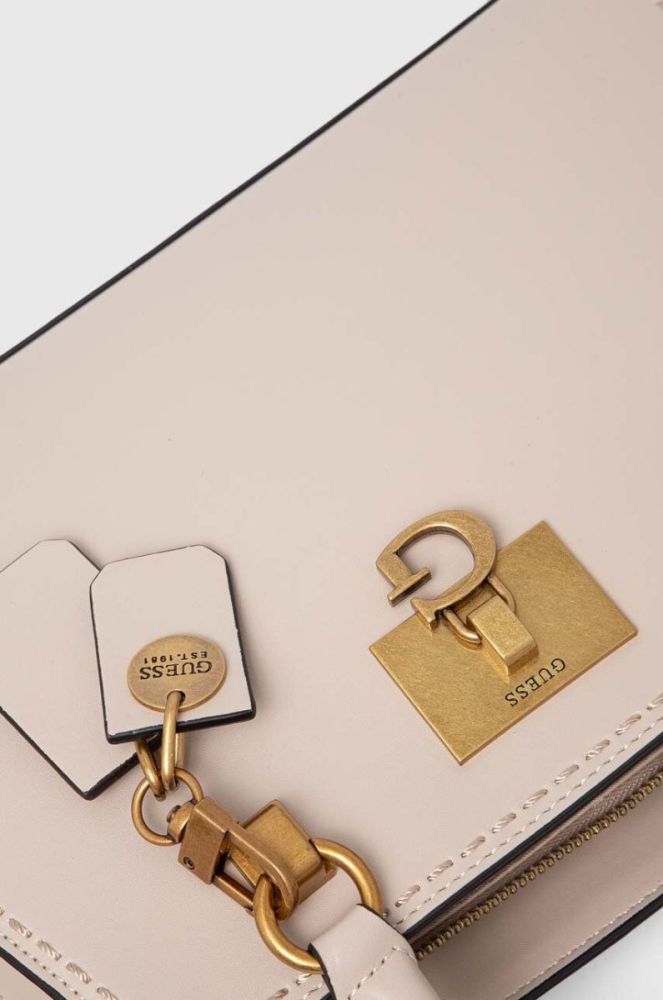 Сумочка Guess колір бежевий (2924086) фото 4