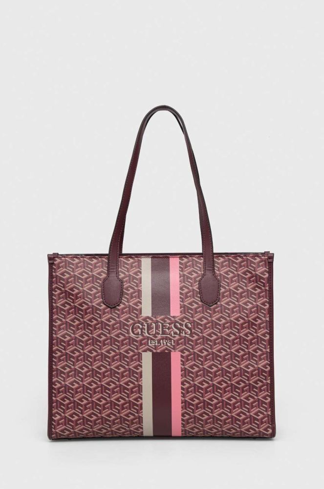 Сумочка Guess колір бордовий (3643267)