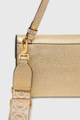 Шкіряна сумочка Coccinelle колір золотий