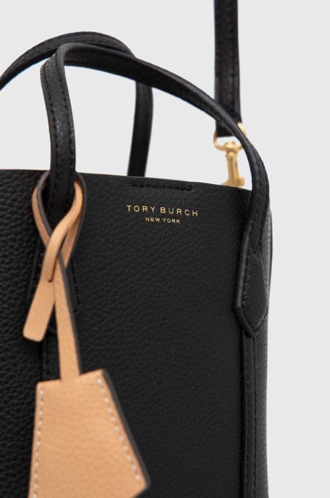 Шкіряна сумочка Tory Burch колір чорний (2924122) фото 4