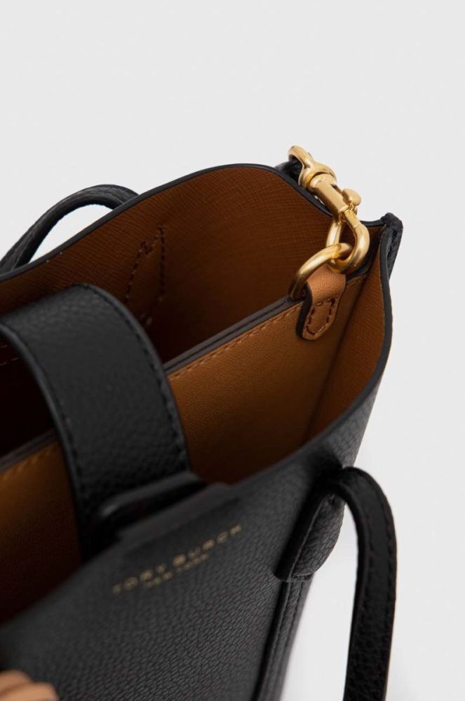 Шкіряна сумочка Tory Burch колір чорний (2924122) фото 5