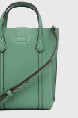 Шкіряна сумочка Tory Burch колір зелений (2924123)