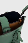 Шкіряна сумочка Tory Burch колір зелений (2924123)