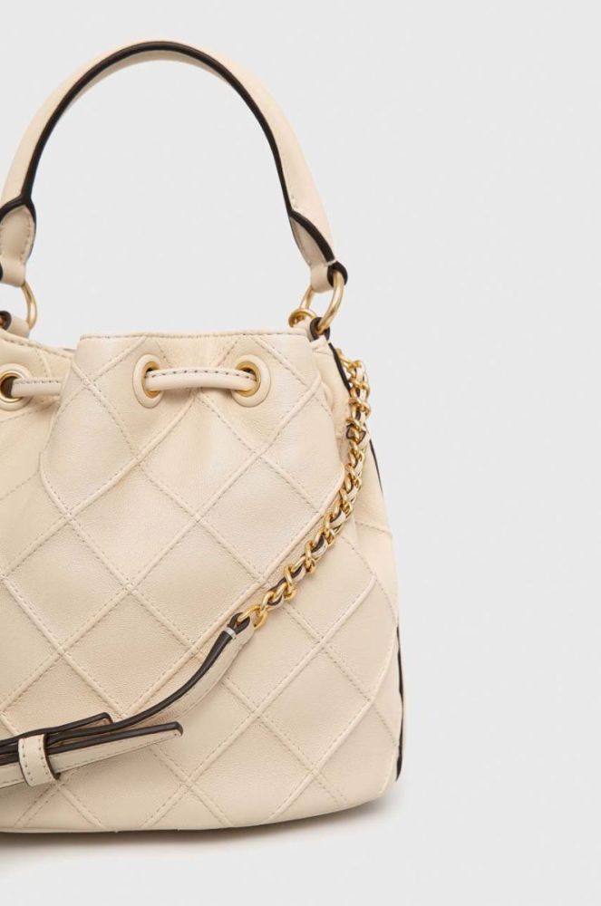 Шкіряна сумочка Tory Burch колір бежевий (2924126) фото 3