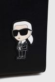 Шкіряна сумочка Karl Lagerfeld колір чорний (2894079)