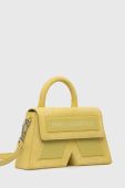 Замшева сумочка Karl Lagerfeld колір жовтий