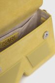 Замшева сумочка Karl Lagerfeld колір жовтий