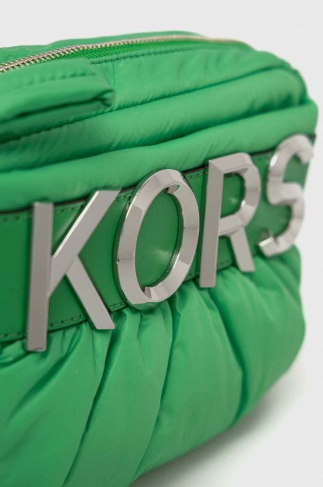 Шкіряна сумочка MICHAEL Michael Kors колір зелений (2894115) фото 4