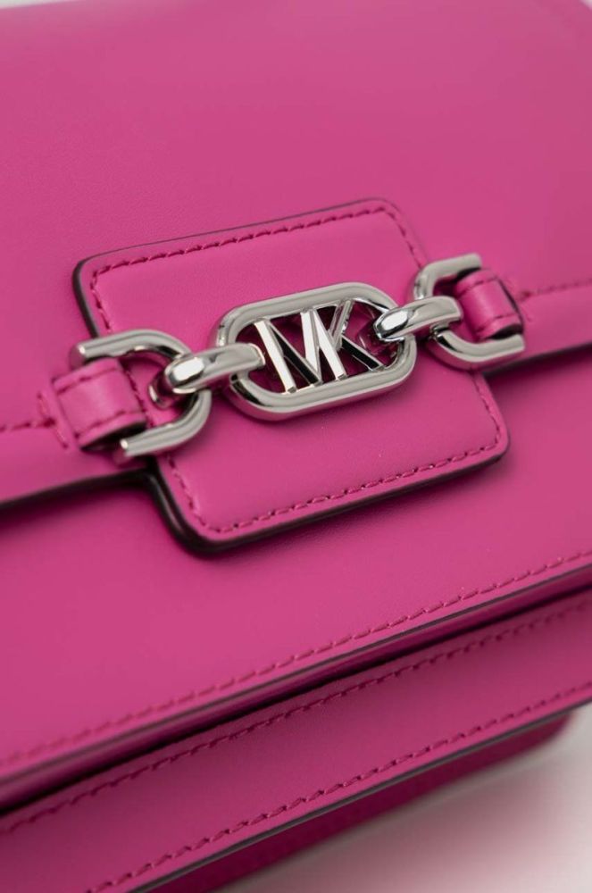 Шкіряна сумочка MICHAEL Michael Kors колір рожевий (2897013) фото 3