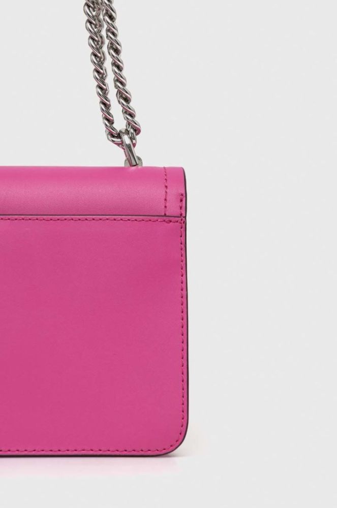 Шкіряна сумочка MICHAEL Michael Kors колір рожевий (2897013) фото 4