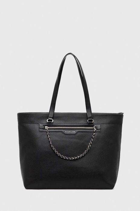 Шкіряна сумочка MICHAEL Michael Kors колір чорний (2894122)