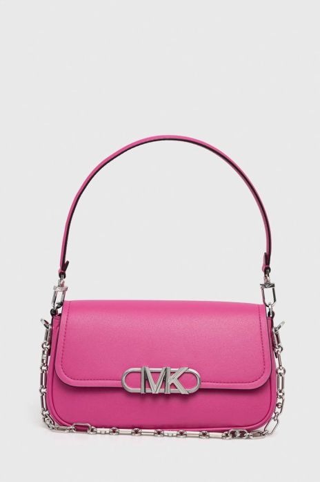 Шкіряна сумочка MICHAEL Michael Kors колір рожевий (2894128)