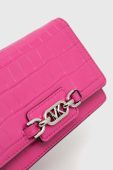 Шкіряна сумка MICHAEL Michael Kors колір рожевий