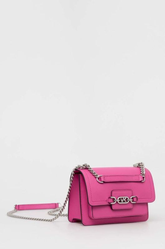 Шкіряна сумочка MICHAEL Michael Kors колір рожевий (2894147) фото 2