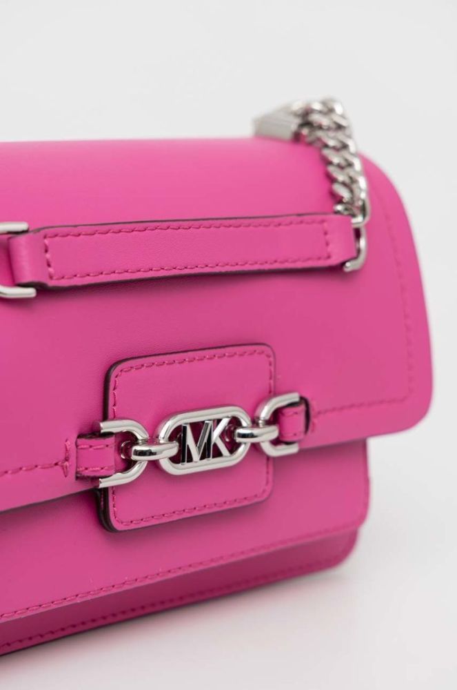 Шкіряна сумочка MICHAEL Michael Kors колір рожевий (2894147) фото 4