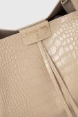 Шкіряна сумочка Patrizia Pepe колір бежевий (3196307)